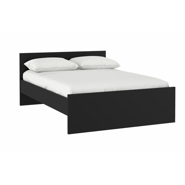 Dvigulė lova juodos spalvos 140x190 cm Naia – Tvilum