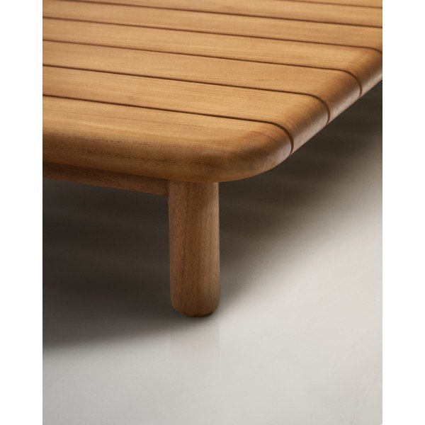 Iš tikmedžio masyvo sodo kavos staliukas 70x140 cm Turqueta – Kave Home-image-3