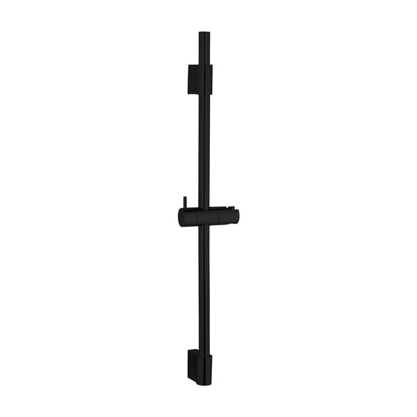 Matinės juodos spalvos nerūdijančio plieno sieninė dušo kabina 70 cm Classic - Wenko
