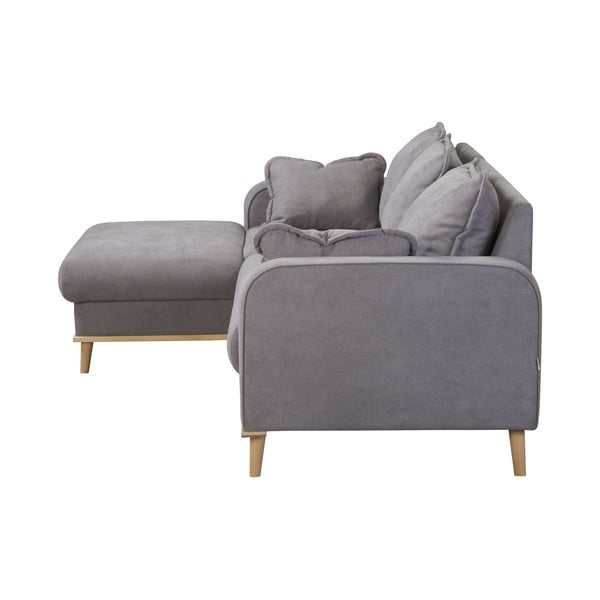 Pilka kampinė sofa (kairysis kampas) Beata - Ropez-image-4