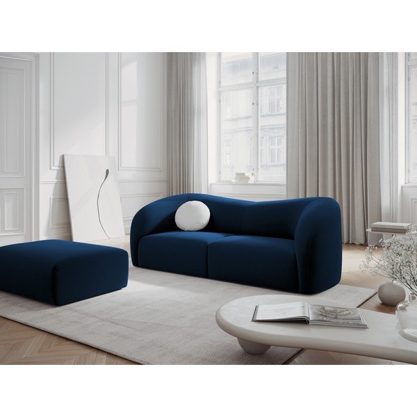 Sofa iš velveto mėlynos spalvos 197 cm Santi – Interieurs 86-image-1