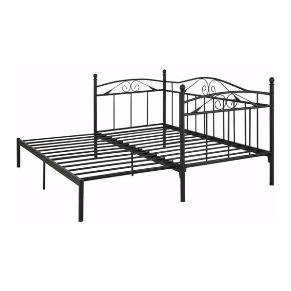 Juoda sofa-lova Støraa Bibi, 90 x 200 cm-image-1