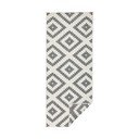 Pilkas lauko kilimas NORTHRUGS Malta, 80 x 345 cm