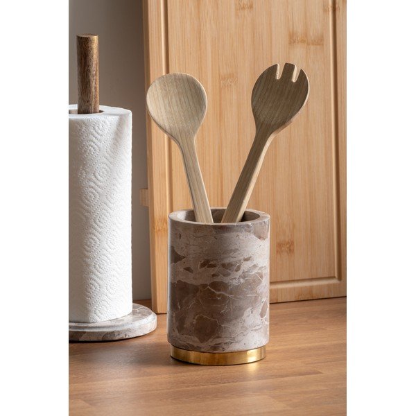 Iš medienos virtuvinių rankšluosčių laikiklis natūralios spalvos ø 15 cm    – PT LIVING-image-1