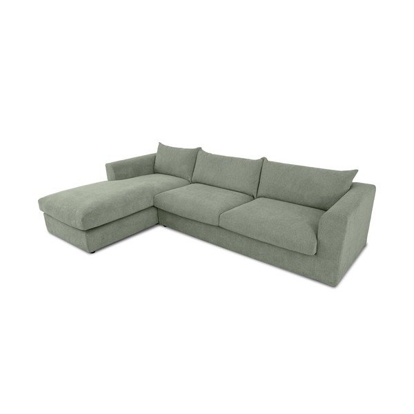 Kampinė sofa šviesiai žalios spalvos (su kairiuoju kampu) Asgard – Scandic-image-3