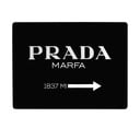 Juodas stalo kilimėlis Black Prada - Little Nice Things