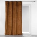 Iš kordinio velveto užuolaida rudos spalvos 140x260 cm Casual – douceur d'intérieur