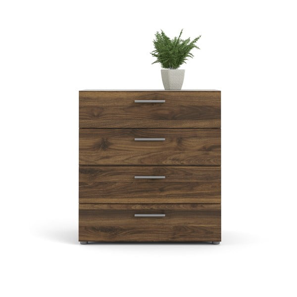 Riešutmedžio spalvos komoda Tvilum Pepe, 80 x 68 cm-image-4