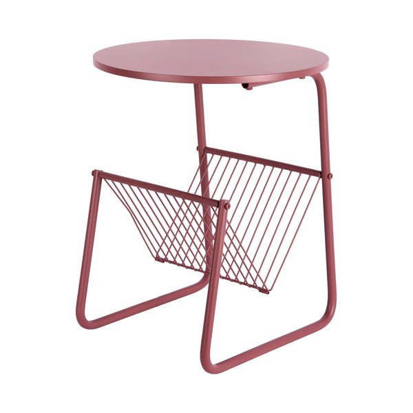 Iš metalo apvalios formos šoninis stalas ø 40 cm Riqueza Revista – Leitmotiv