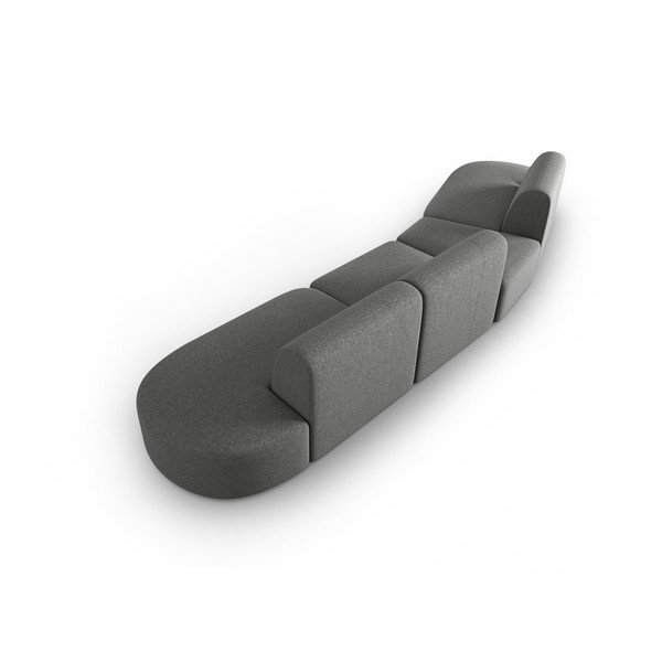 Sofa pilkos spalvos 412 cm Shane – Micadoni Home-image-3