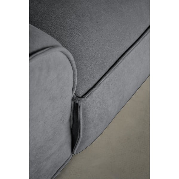 Kampinė sofa pilkos spalvos (su kairiuoju kampu/„U“ formos) Flex Felix – Miuform-image-4