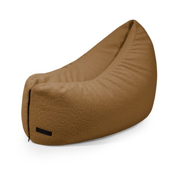 Rudos spalvos iš boucle vaikiškas sėdmaišis Clip Clap 90 – SLOWDOWN