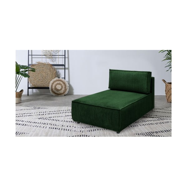 Modulinė sofa žalios spalvos iš kordinio velveto (kintama) Nihad modular – Bobochic Paris-image-1