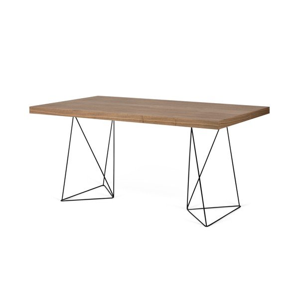 Rudas stalas su juodomis kojomis TemaHome Multi, 180 x 77 cm-image-2
