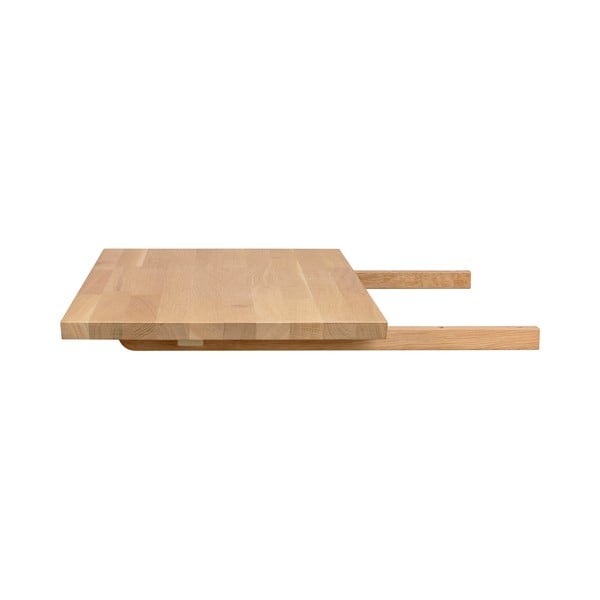 Papildomas stalviršis valgomojo stalui iš ąžuolo medienos 50x100 cm Carradale - Rowico-image-1