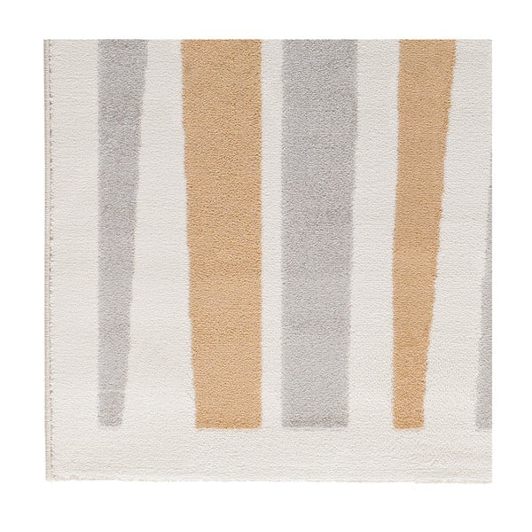 Šviesiai pilkos spalvos/kreminės spalvos kilimas 133x190 cm Flora – Universal-image-3