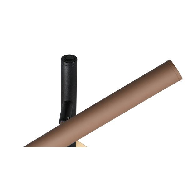 Pastatomas šviestuvas juodos spalvos LED (aukštis 150 cm) su metaliniu gaubtu Fiato – Trio-image-4