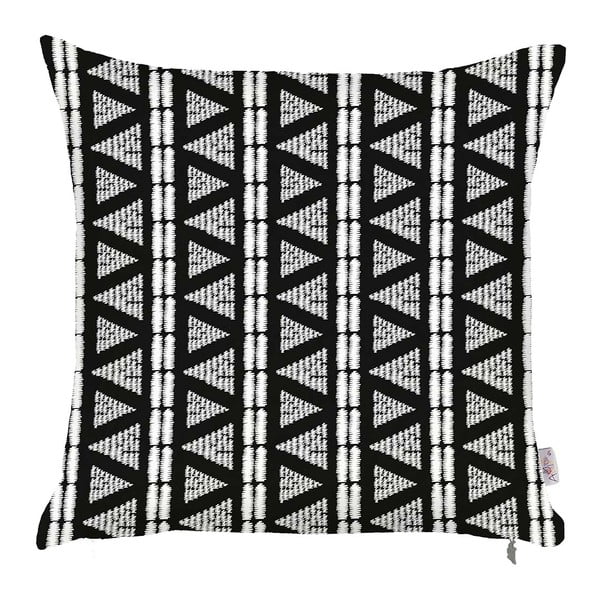 Juodai baltas pagalvės užvalkalas Mike & Co. NEW YORK Geometric Tribal, 43 x 43 cm
