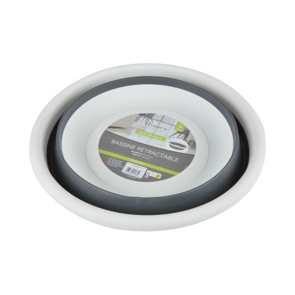 Praustuvas tamsiai pilkos spalvos 10 l – Homéa-image-1