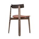 Rudos spalvos/konjako rudos spalvos iš ąžuolo masyvo valgomojo kėdės 2 vnt. Nora – Gazzda