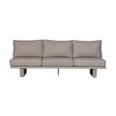 Pilkai smėlinės spalvos iš audinio sodo sofa Bear – WOOOD