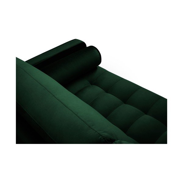 Žalia aksominė sofa Milo Casa Santo, 219 cm-image-4