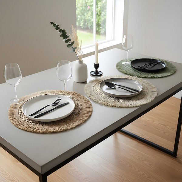 Padėkliukas ø 38 cm Pepita – douceur d'intérieur-image-1