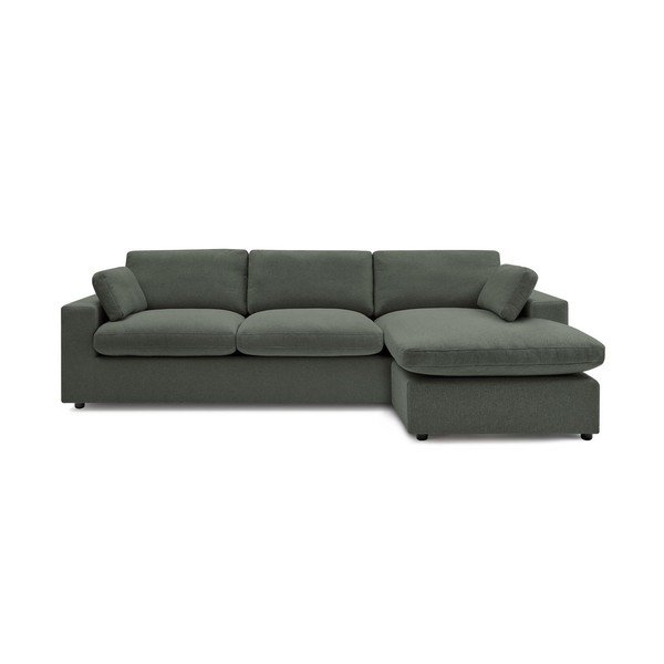 Žalios spalvos kampinė sofa Belair – Bobochic Paris