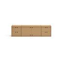 Natūralios spalvos TV spintelė 157x42x40 cm Wally – Teulat