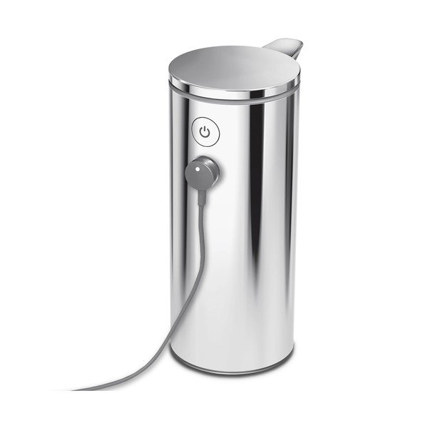 Automatinis muilo dozatorius iš plieno, sidabrinės spalvos, 266 ml - simplehuman-image-3