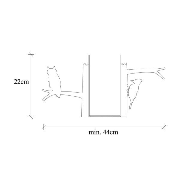 Knygų laikiklis Forest - Mioli Decor-image-2