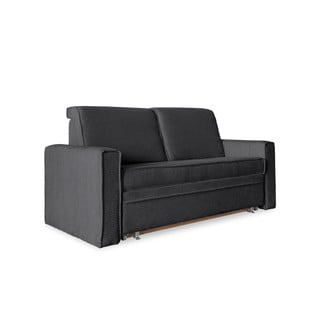 Tamsiai pilka sofa lova 168 cm Lucky Lucy - Miuform
