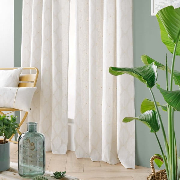 Smėlio spalvos užuolaida 140x240 cm Maho – douceur d'intérieur-image-1