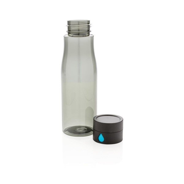 Juodas kelioninis buteliukas XD Design Aqualicious, 600 ml-image-1
