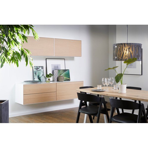 2 žemų ąžuolo dekoro komodų komplektas 180x46 cm Edge by Hammel - Hammel Furniture-image-2