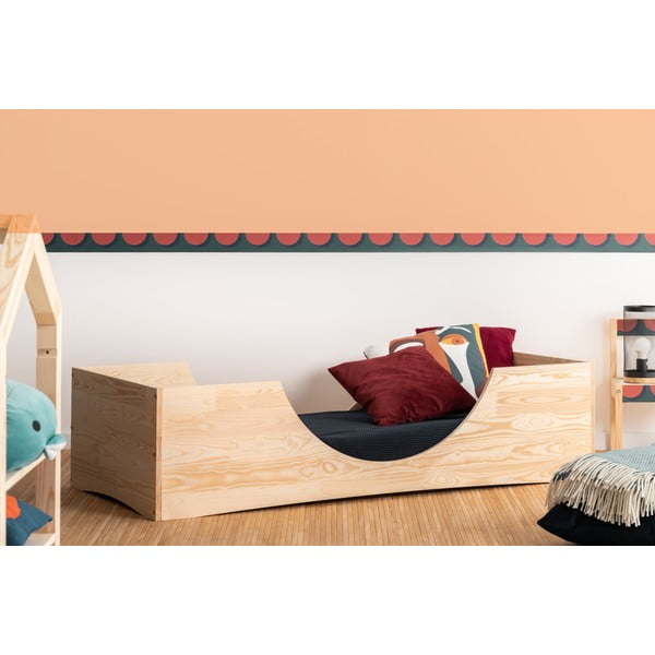 Vaikiška lova iš pušies medienos Adeko Pepe Bork, 70 x 140 cm