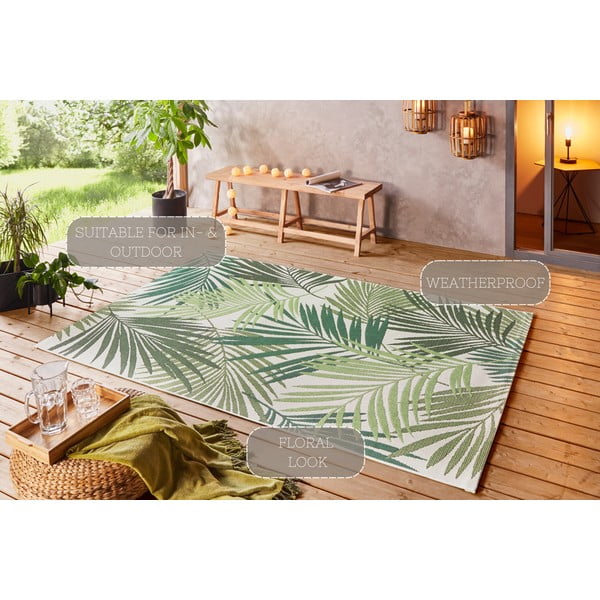 Lauko kilimas žalios spalvos/smėlio spalvos 80x150 cm Vai – NORTHRUGS-image-4