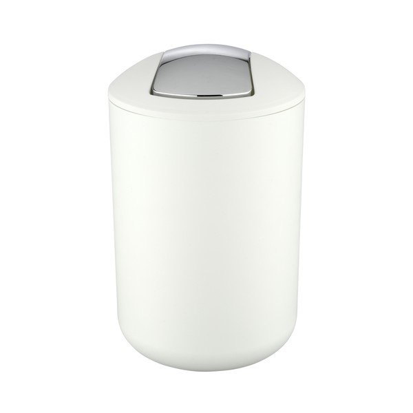 Baltos spalvos iš plastiko šiukšliadėžė 6,5 l Brasil – Wenko-image-2