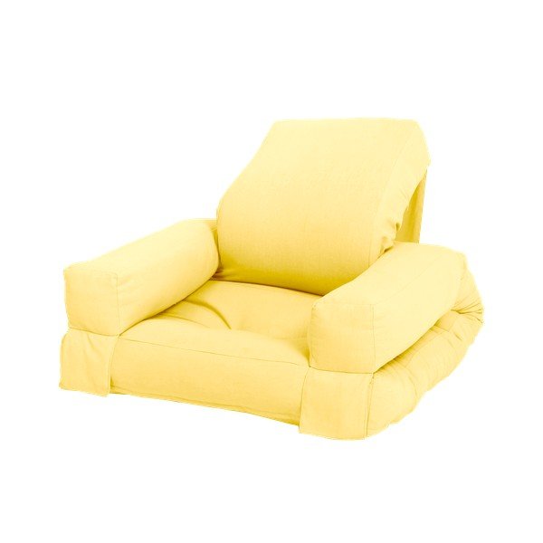 Vaikiškas sulankstomas krėslas Karup Design Mini Hippo Yellow-image-3