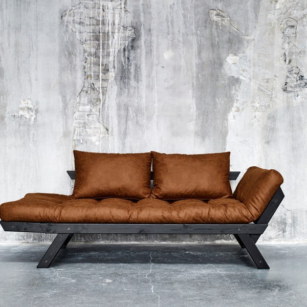 "Karup Vintage Bebop" sofa juoda/šoko-image-1