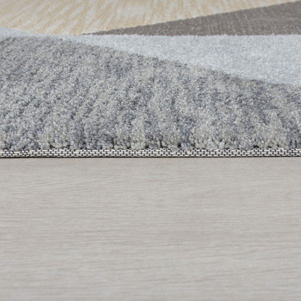 Pilkos ir geltonos spalvos kilimas Flair Rugs Icon, 120 x 170 cm-image-3