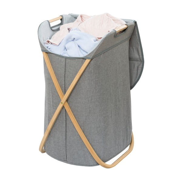 Skalbinių krepšys su bambukiniu rėmu Wenko Bahari Bamboo, 79 l-image-2