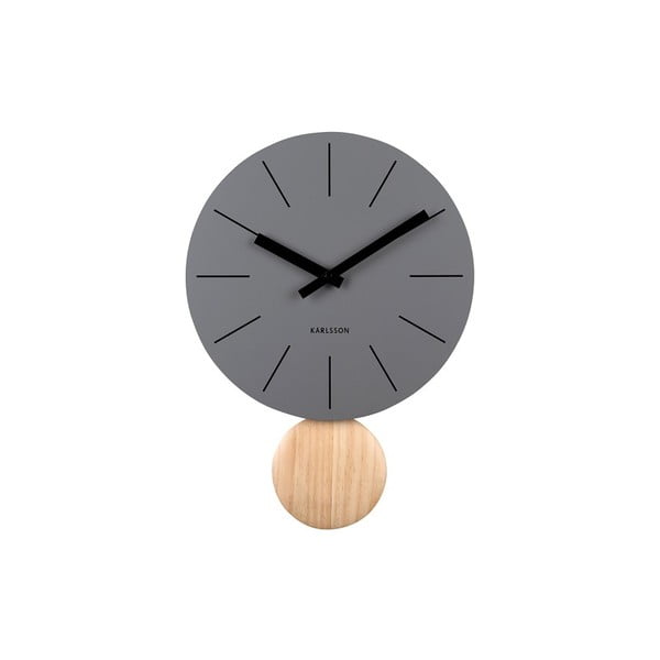 Laikrodis su švytuokle/sieninis ø 30 cm Arlo – Karlsson