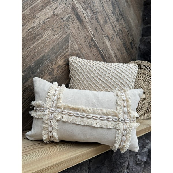 Iš medvilnės dekoratyvinis pagalvės užvalkalas 30x50 cm Seashells – Mioli Decor-image-2