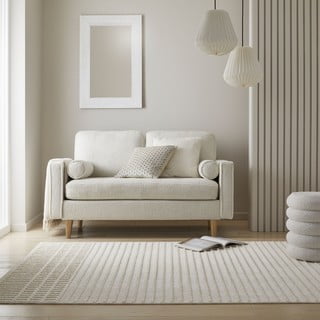 Skalbiamas iš šenilino kilimas baltos spalvos 80x160 cm Elton – Flair Rugs