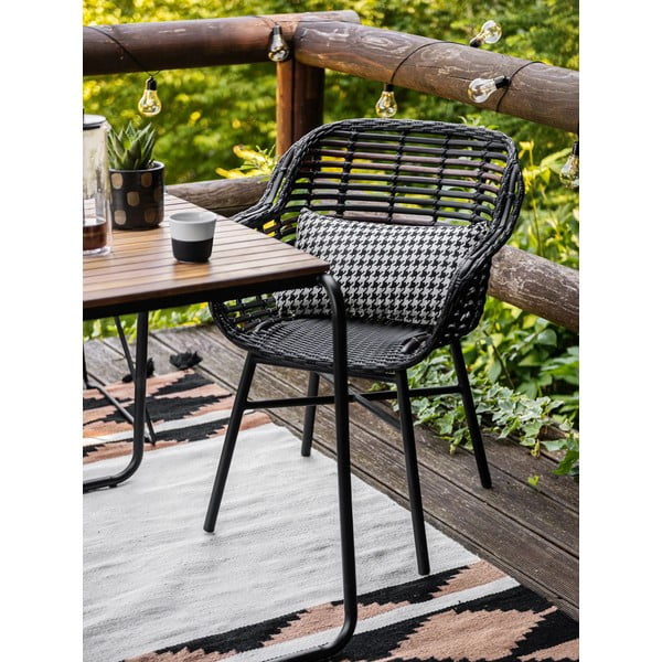 Dvipusis lauko kilimas iš perdirbto plastiko Green Decore Agate, 80 x 180 cm-image-2