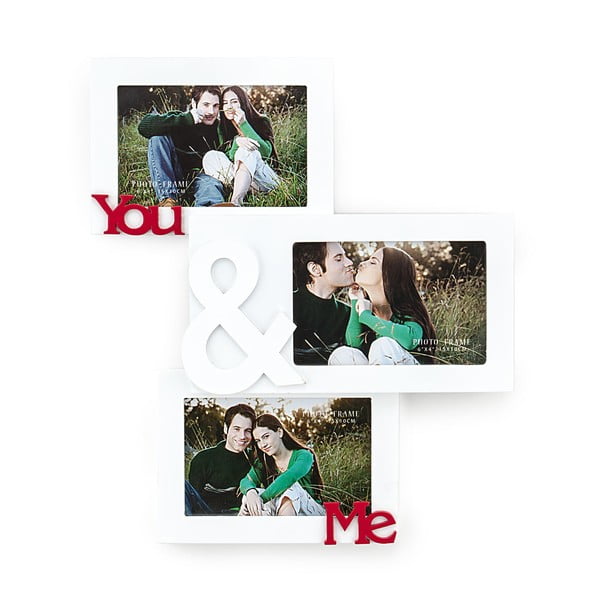 Medinis sieninis nuotraukų rėmelis Tomasucci You And Me, skirtas 10 x 15 cm nuotraukoms