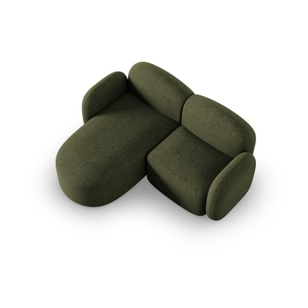 Kampinė sofa žalios spalvos (su kairiuoju kampu) Blair – Micadoni Home-image-3