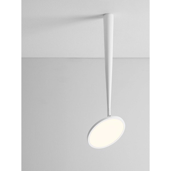 Matinės baltos spalvos iš aliuminio lubinis šviestuvas LED su sulankstoma konstrukcija Ekei – Nova Luce-image-2