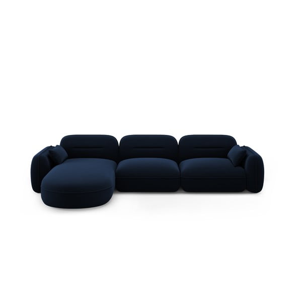 Iš velveto kampinė sofa tamsiai mėlynos spalvos (su kairiuoju kampu) Audrey – Interieurs 86